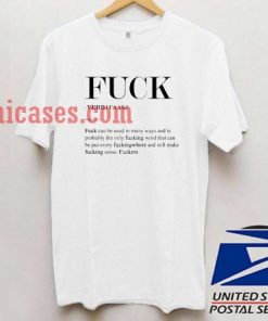 fuck verb fakk T shirt