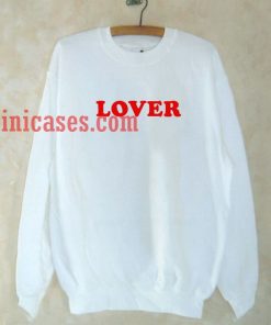lover red and white Sweatshirt for Men And Women
