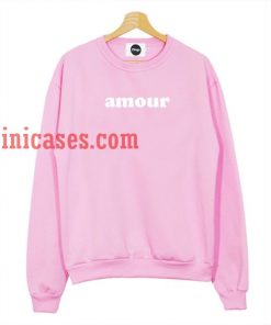 Amour pink Sweatshirt for Men And Women