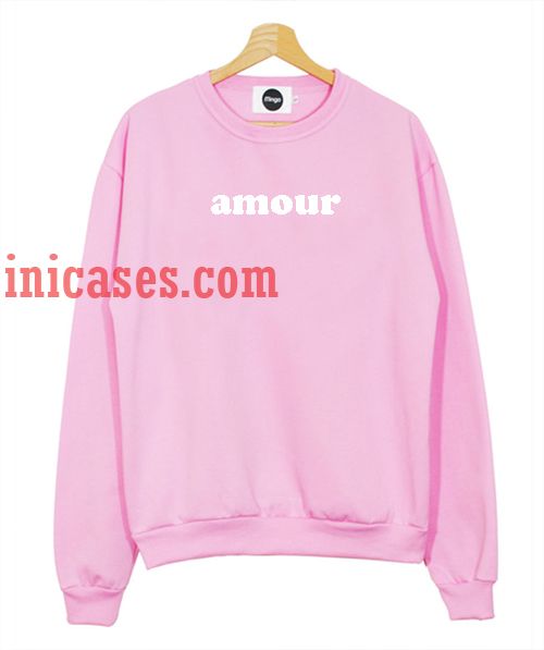 pink amour sweatshirt