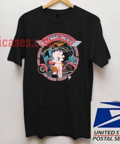 Biker Betty Boop T shirt