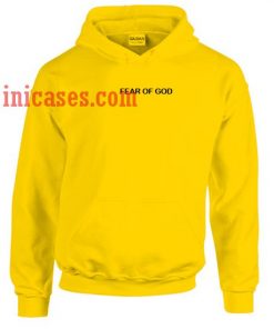 Fear Of God Yellow Hoodie pullover