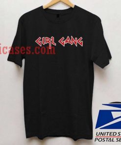 Girl Gang Black T shirt