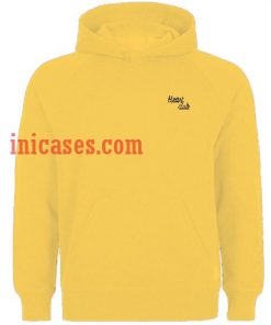 Heart Club Yellow Hoodie pullover