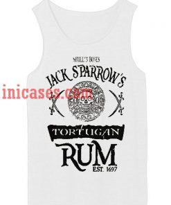 Jack Sparrow's Tortugan Rum tank top unisex