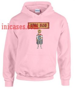 King Bob Pink Hoodie pullover
