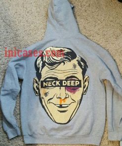 Neck Deep front and back print Hoodie pullover