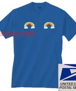 Rainbow boob T shirt
