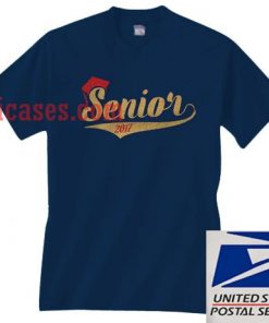 Senior 2017 Navy T shirt