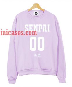 Senpai 00 Purple Sweatshirt for Men And Women