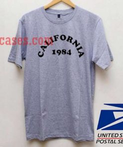 California 1984 grey T shirt