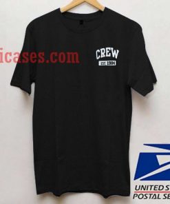 Crew Est 1984 black T shirt