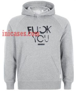 Fuck You grey Hoodie pullover