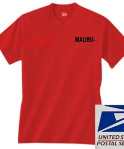 Malibu Red T shirt
