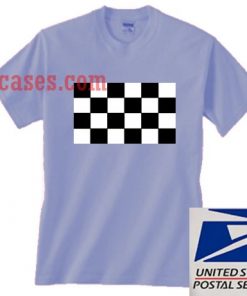Racing Flag On T shirt