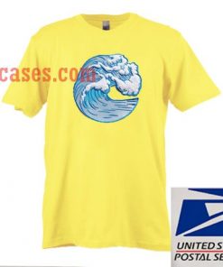 Wave Yellow T shirt