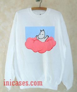 Moomin on Clouds Sweatshirt Men And Women