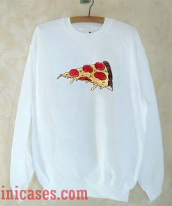 Pizza Slice Print Sweatshirt Men And Women