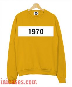 1970 Mustard Sweatshirt Men And Women