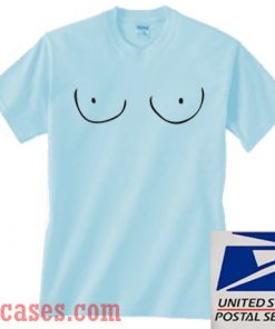 Blue Boobs T shirt