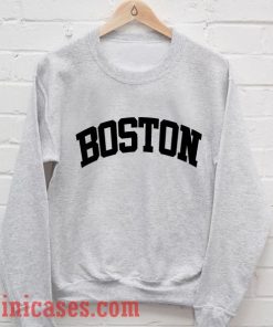 Boston Grey Sweatshirt Men And Women