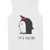 I'm A Unicorn Pinguin tank top unisex