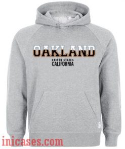 Oakland United States California Grey Hoodie pullover