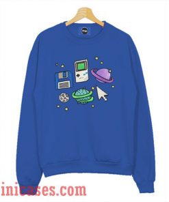 Pixel Universe Sweatshirt Men And Women