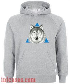 Wolf Face Hoodie pullover
