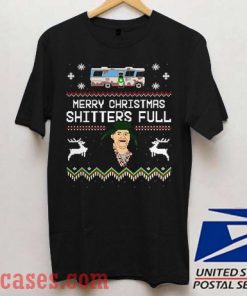 Merry Christmas Shitter's Full Ugly Xmas T shirt