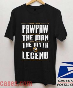 Pawpaw The Man The Myth The Legend Christmas T shirt