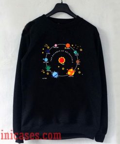 Planets Solar System and Stars Sweatshirt Men And Women