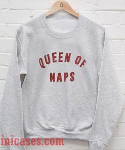 Queen of naps Grey Sweatshirt Men And Women