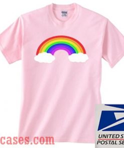 Rainbow and Clouds T shirt