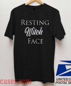 Resting Witch Face Halloween T shirt