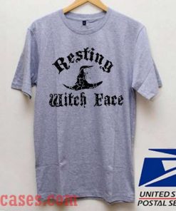 Resting Witch Face Vintage Halloween T shirt