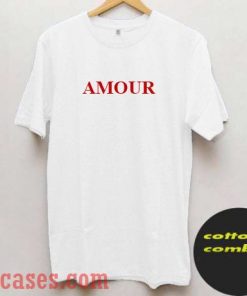 Amour Red And White T shirt