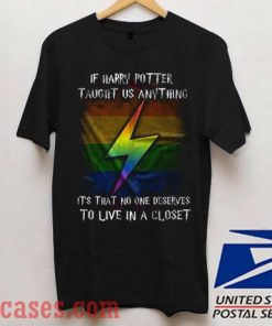 LGBT Harry Potter Rainbow T shirt