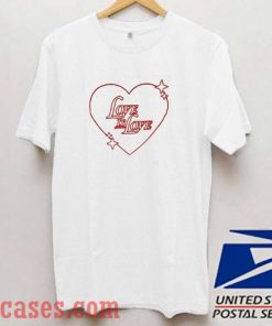 Love Is Love Red Logo T shirt