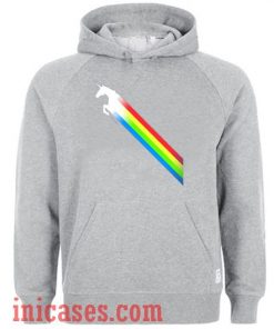 Flying Unicorn Rainbow Hoodie pullover