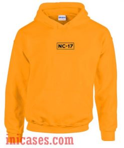 NC-17 Yellow Hoodie pullover