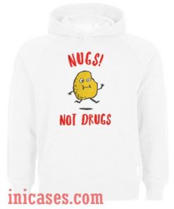 Nugs Not Drugs Black Hoodie pullover