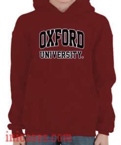 Oxford University Maroon Hoodie pullover