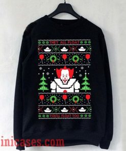 Pennywise Ugly Christmas Sweatshirt Men And Women