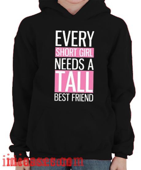 short best friend tall best friend hoodies