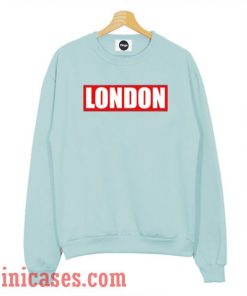 London Blue Sweatshirt Men And Women