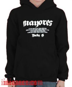 Mayores Becky G Black Hoodie pullover