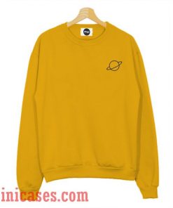Yellow Planet Sweatshirt Men And Women