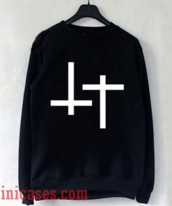 Inverted Cross Sweatshirt Men And Women