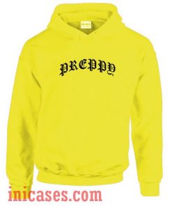 Preppy Yellow Hoodie pullover